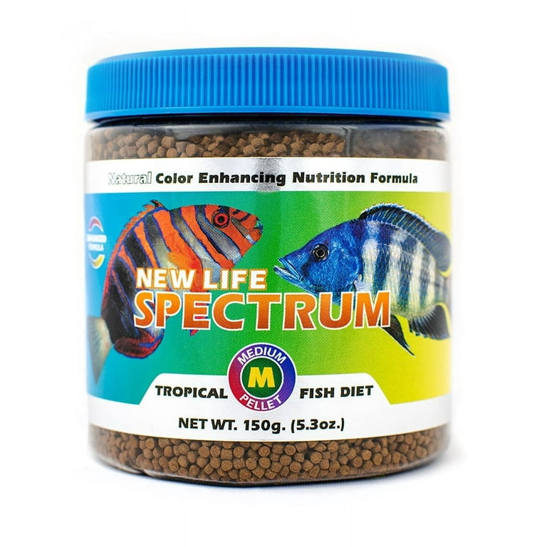 New Life Spectrum Tropical Fish Diet Medium Pellet 150g (5.3oz)